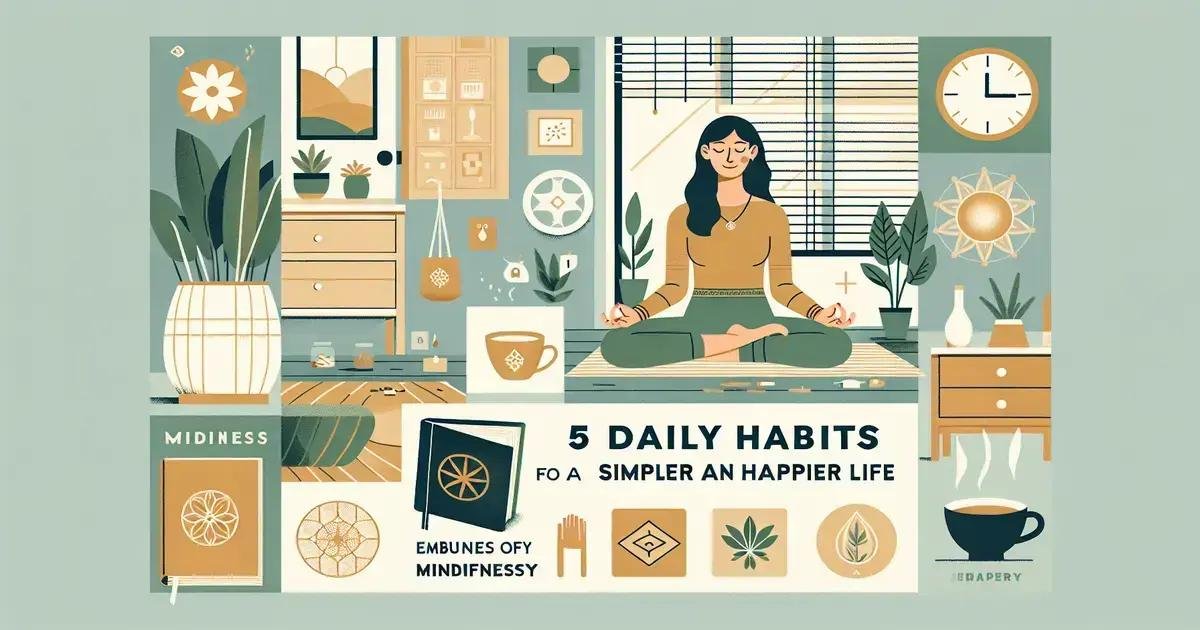 5 hábitos diários que te aproximam de uma vida mais simples e feliz